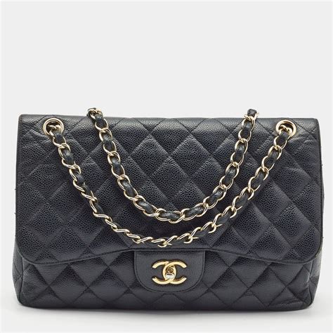 chanel caviar flap bag large|The Ultimate Chanel Flap Guide .